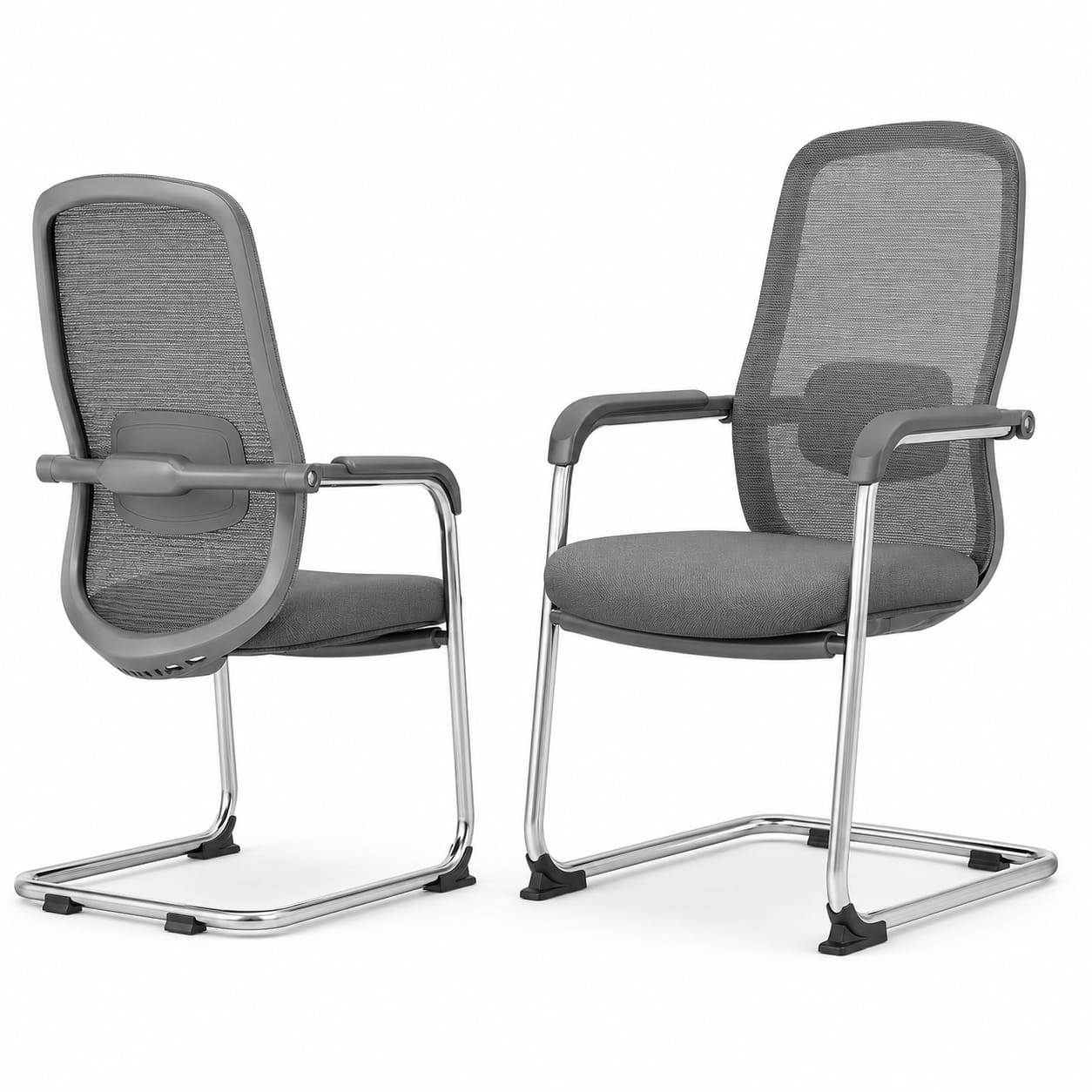 ZX D-202 Ergonomic Breathable Mesh Visitor Chair - Image 2