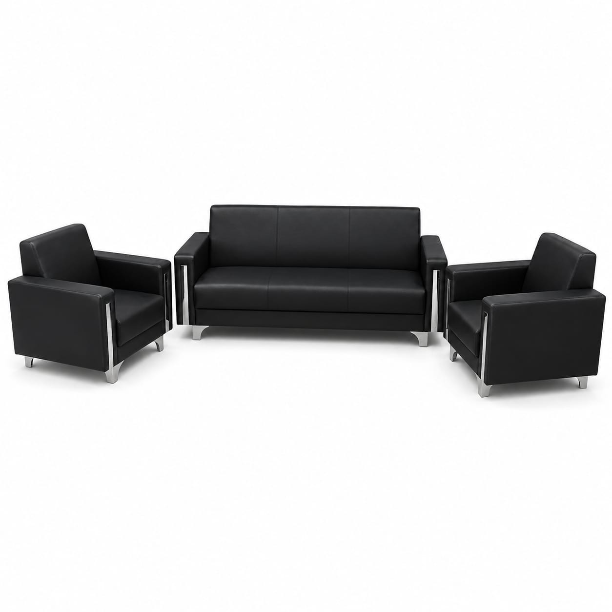 ZFT 836 Executive PU Leather Sofa Set (3+1+1) - Image 3