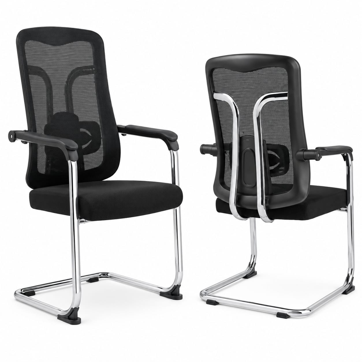 ZX D-215 Ergonomic High Back Breathable Mesh Visitor Chair - Image 3